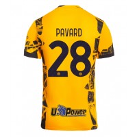 Camiseta Inter Milan Benjamin Pavard #28 Tercera Equipación Replica 2024-25 mangas cortas